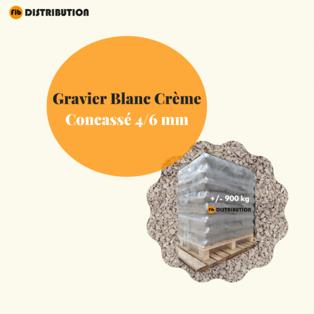 Palette 40 sacs Gravier concassé gris 6,3 - 14 mm 25 kg Mr.Bricolage  (livraison à domicile)
